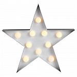 LED Hvězda 40cm - barva bílá