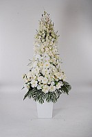 Jehlan svatební s květ. obalem, výška 230cm 
