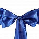 Saténové mašle na židle 220cm - ROYAL BLUE